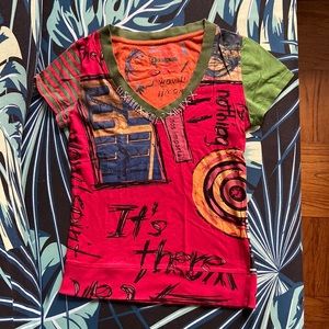 COPY - Very rare Vintage Desigual T shirt